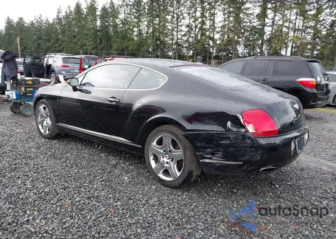 2007 Bentley Continental Gt z USA, uszkodzony, nr VIN SCBCR73WX7C050511